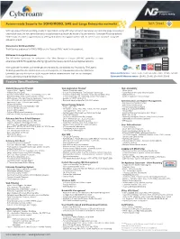 Cyberoam UTM Techsheet