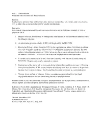 L&D – Amnioinfusion Guideline and Procedure for Amnioinfusion