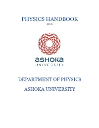 Physics Handbook 2020-21