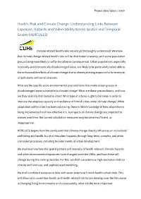 Project Descriptions 2020