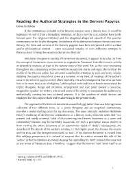 Reading the Authorial Strategies in the Derveni Papyrus