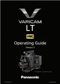 Varicam Manual