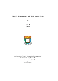 Disjoint Intersection Types: Theory and Practice