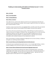 Drafting an Understanding of Densified and Polished Concrete” (ICC09E) Presentation Notes