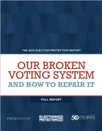 Our Broken Voting System and How to Repair It