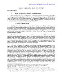 Sector Assessment (Summary): Energy