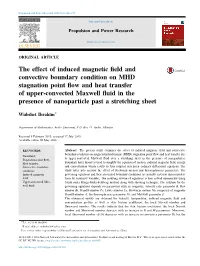The Effect of Induced Magnetic Field and Convective Boundary Condition
