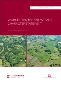 Worcestershire Farmsteads Character Statement