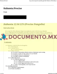 Kubuntu:Precise Kubuntu 12.04 LTS (Precise Pangolin)