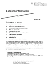 Munich Fact Sheet