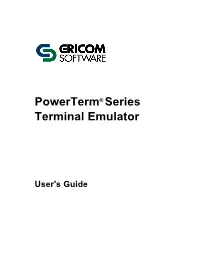 Powerterm Interconnect Series of Products