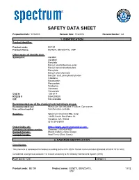 Safety Data Sheet