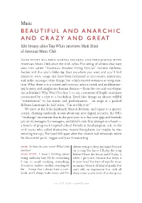 Eitzel Interview – Idler 41 May08