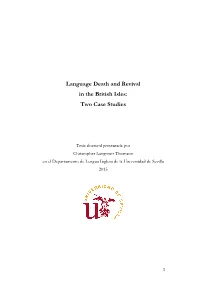 Language Death and Revival in the British Isles: Two Case Studies