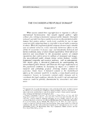 THE UNCOORDINATED PUBLIC Domaini