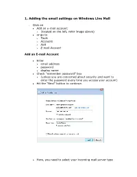 Windows Live Mail