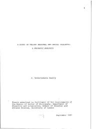 A Study of Telugu Regional and Social Dialects