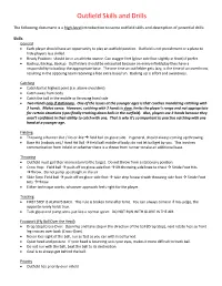 Outfield Skills and Drills