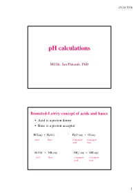 Ph Calculations