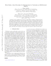 What Makes a Good Descriptor for Heterogeneous Ice Nucleation on OH-Patterned Surfaces