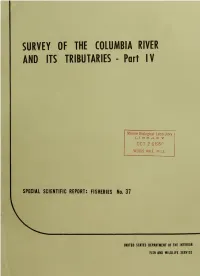 37. Survey of the Columbia River and Its Tributaries