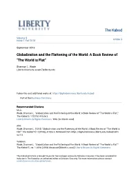 Globalization and the Flattening of the World: a Book Review of “The World Is Flat”