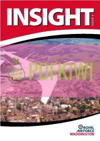 INSIGHTMAGAZINE 1 2 INSIGHTMAGAZINE INSIGHTMAGAZINE 3 INSIGHT ISSUE 4 2016 from the Editor… Sqn Ldr Simon Nevin