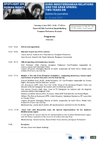 Programme FINAL