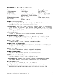 SIGMOD Officers, Committees, and Awardees