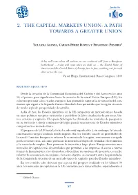 The Capital Markets Union: a Path Towards a Greater Union