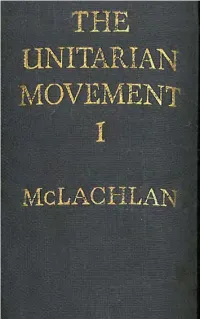 1934 Unitarian Movement.Pdf