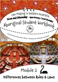 2 Module 2: Differences Between Rules & Laws