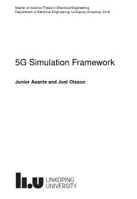 5G Simulation Framework