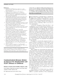 Contaminated Stream Water As Source for Escherichia Coli O157 Illness in Children