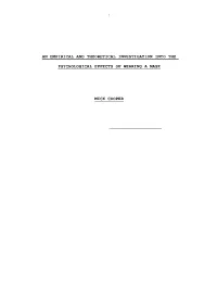 Empirical and Theoretical Effects of Masks
