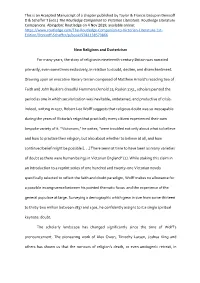 Ferguson New Religions and Esotericism.Pdf