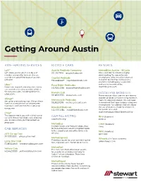 Getting Around Austin