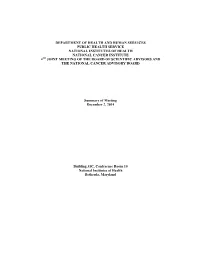 NCI Cancer Prevention Fellowship Program