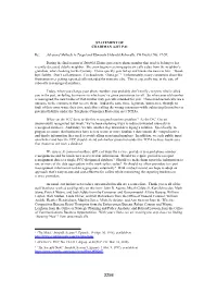 STATEMENT of CHAIRMAN AJIT PAI Re: Advanced Methods to Target and Eliminate Unlawful Robocalls, CG Docket No. 17-59. During