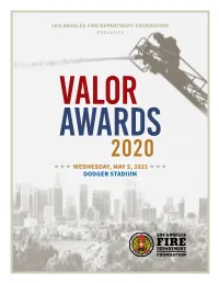 VALOR Awards 2020 Program
