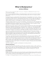 What Is Biodynamics? by Sherry Wildfeuer