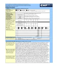 CHF-DMA-0489-189ER Project Document