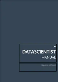 Datascientist Manual