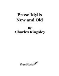 Prose Idylls New and Old