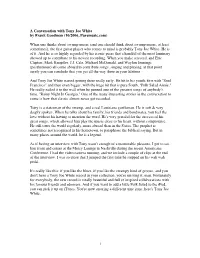 A Conversation with Tony Joe White by Frank Goodman (10/2006, Puremusic.Com)