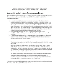 Advanced Article Usage in English