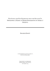 Kin-States and Kin Majorities from the Bottom-Up: Developing a Model of Nested Integration in Crimea & Moldova