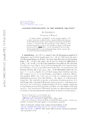 Random Perturbation to the Geodesic Equation