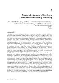 Barotropic Aspects of Hurricane Structural and Intensity Variability