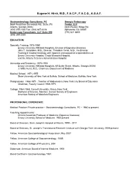 Eugene H. Hirsh, M.D., F.A.C.P., F.A.C.G., A.G.A.F